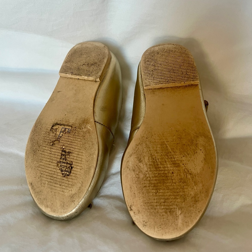 Janie and Jack Gold Dress Shoes - Picture 4 of 11
